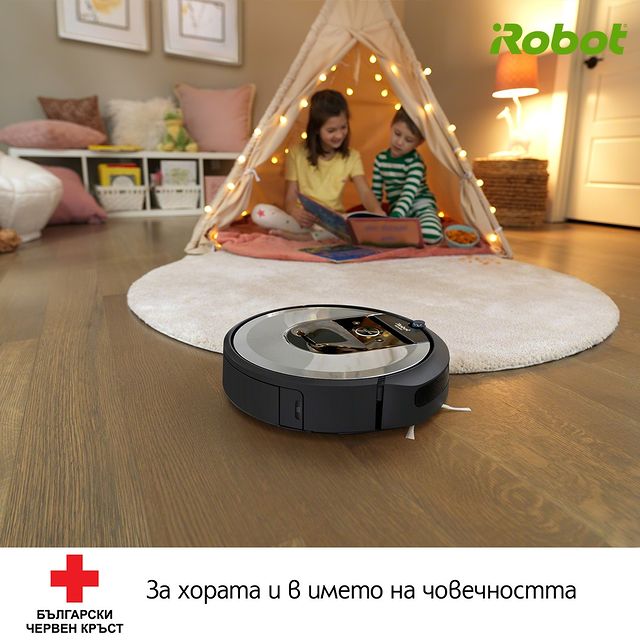 iRobot се присъединява към кампанията на Българския Червен кръст за набиране на средства за украинските граждани, търсещи помощ в България. Ние даряваме 50 лв. от цената на всеки робот Roomba® или Braava®, закупен в периода 21.03 – 15.04.22 г. от iRobot.bg. 
Правим го за хората и в името на човечността, защото вярваме в настояще с повече съпричастност и подкрепа.